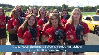 Patriot High School and T Clay Wood Elementary School celebrate 10year anniversary [upl. by Carbo]