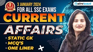 3 Jan 2023 Current Affairs  For All SSC Exam  for all imp Current Affairs  By Ashima Mam [upl. by Leonora]