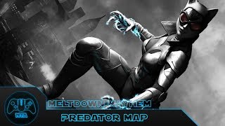 Batman Arkham City  Meltdown Mayhem  Predator Map 1 As CatWoman  14508 [upl. by Berty]