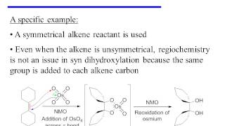 Syn Dihydroxylation of Alkenes [upl. by Stearn]