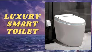 🎉🎉🎉Luxury Smart Toilet with an automatic lid that opens and closes completely handsfree experience [upl. by Areis]