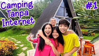 24 JAM KEMPING DI GUNUNG TANPA INTERNET  Part 1  Glamping Saat Liburan  Vlog Lucu [upl. by Nuaj386]