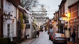 Knutsford Cheshire Old town in England Walking Around Centre Of Knutsford Virtual Walk 4K Video [upl. by Anitnemelc]