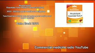 Phospholipids Essentiale Forte P Radio Commercial 2022 [upl. by Atteinotna]