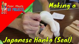 Poor Mans DIY Projects in Hawaii Making a Japanese Hanko [upl. by Frieder440]