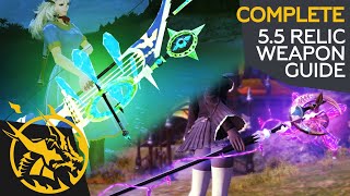 Complete FFXIV Shadowbringers Relic Weapon Guide 558 [upl. by Aciretnahs864]