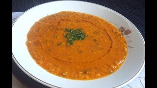 العدس الأحمر على طريقتي سريعانما لذيذذذذ👌🏻ضروري تجربوه soupe de lentilles corail [upl. by Namielus]