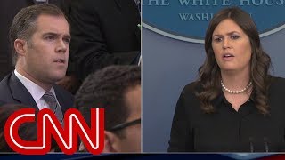 WH briefing gets heated over school shooting question [upl. by Imhskal]