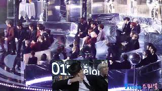 MMA 2017  Idol reaction cut Funny BTS maknae jungkook [upl. by Sill182]