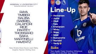 Arsenal VS Leicester City  Premier League 202425  BBC Radio 5 Live commentary [upl. by Lertsek]