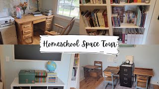 TOUR MY HOMESCHOOL SPACE [upl. by Doughman]