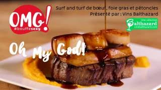 Surf and turf de bœuf foie gras et pétoncles [upl. by Irec871]