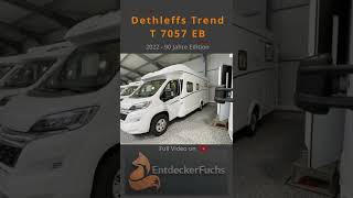 Dethleffs Trend 90 T 7057 EB  2022🦊90 Jahre Edition Short [upl. by Edijabab]