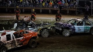 Caledonia Prostock 2024 Demolition Derby [upl. by Adnorhs353]