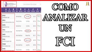 FONDOS COMUNES DE INVERSION 2020✅  ¿Como analizarlos [upl. by Lienad]