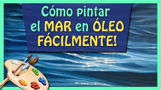 🌊CÓMO PINTAR EL MAR OLEAJE EN ÓLEO PASO A PASO MUY FÁCIL🌊2023 [upl. by Maud965]