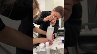 Watch us practice acrylics beautyschool nailday acrylic nailschool nails cosmetology [upl. by Ernest]