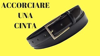 come accorciare una cinta [upl. by Riha]