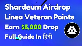 Shardeum FREE Airdrop 🪂 Hyperlane New Interaction  Linea Veteran Points [upl. by Casilde]