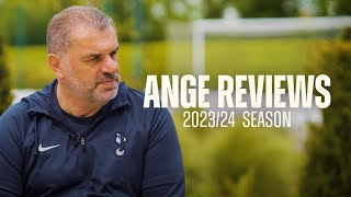 ANGE POSTECOGLOU REVIEWS 202324 SEASON  A SIT DOWN WITH THE GAFFER [upl. by Kissel643]