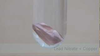 Lead Nitrate  Copper [upl. by Nosyrb488]