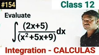 Integrate 2x5dxx2 5x9 IntegrationClass 12IntegralCalculusMathsAptitudeEnggISc [upl. by Hepzi463]