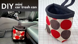 Mini Car Trash Can  Easy DIY Christmas Gift [upl. by Nnewg]