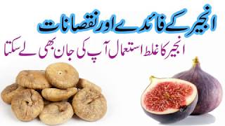 How to eat anjeer  Anjeer Khanay ke fayde or Anjeer khane nuksanat [upl. by Adnyleb987]