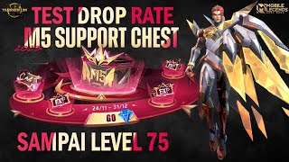 TEST DROP RATE M5 SUPPORT CHEST SAMPAI DAPAT SKIN YU ZHONG PRIME [upl. by Ruben]