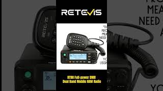 RT90 50W Dual Band DMR Mobile RadioNOGPS  GPS [upl. by Oidale512]