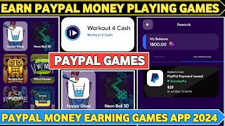 Earn Paypal Money Playing Games॥Paypal Earning Games App 2024॥Free Paypal Money Earning Games 2024 [upl. by Mailand]