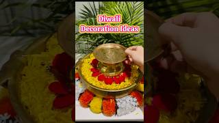 Decoration Ideas For Lakshmi Puja  Diwali Decoration diwali diy homedecor youtube [upl. by Ahsehat16]