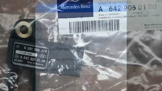 P2454 p2463 Mercedes E220 2010 W212 dpf pressure sensor fault blocked dpf [upl. by Enyleve]