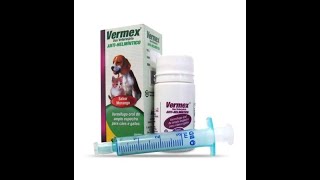 Vermífugo Oral Vermex 20ml Líquido Para Cães e Gatos Filhotes e Adultos [upl. by Didi24]