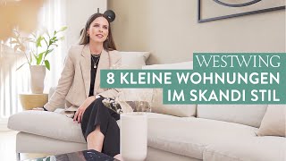 Kleine Wohnung einrichten im Skandi Stil  So gelingt der Wohntrend Roomtour [upl. by Verge]