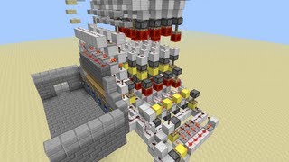 Minecraft Programmable Combination Lock Minecraft 15 SHOWCASE [upl. by Nylannej]