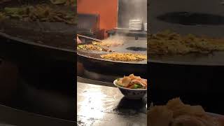 Mongolian grill in action Bdobo Wilmington NC [upl. by Dranyar706]