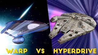 Is Star Wars Hyperdrive Faster than Warp Speed [upl. by Tniassuot]