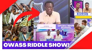 NSMQ 2022 The Anderson OWASS Riddle Show Opoku Ware Massacre Keta SHTS 🔥 [upl. by Adnana]