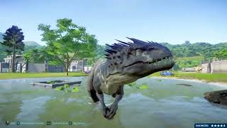 Spinosaurus Evolution Jurassic World Dominion Velociraptor Dinosaur Titanosaurus Hunting Mosasaurus [upl. by Voltmer]