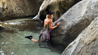 Baths in Virgin Gorda and Syd Norman’s Pour House KeithandPamTravelTrekkers [upl. by Ssej750]