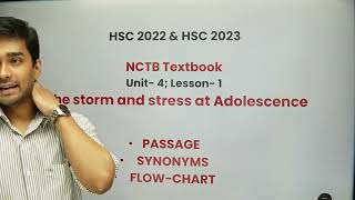 HSC 2022 amp 2023 English  NCTB Textbook Passage  Facebook Live Class [upl. by Silvio]