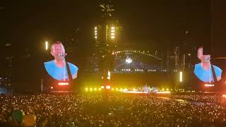 Coldplay  YELLOW Live in Auckland NZ 2024 [upl. by Artemus]