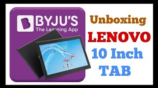 Byjus Learning App Kit with Lenovo Tab 4 10 HD  Dolby Atmos  Unboxing [upl. by Lenod]