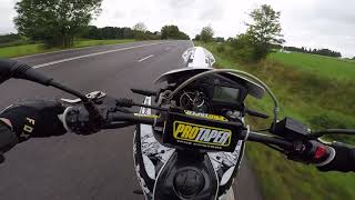 XT660X x Akrapovič  POV Long Wheelie [upl. by Earas]