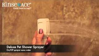 Deluxe Pet Shower Sprayer by Rinse Ace [upl. by Allisirp]