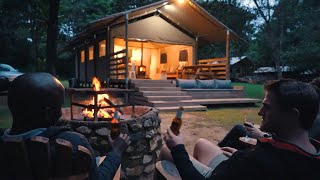 A Glamping Safari in Hazyview South Africa [upl. by Ornas565]