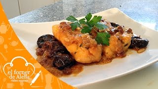 Bacalao con ciruelas pasas y piñones [upl. by Elyssa999]