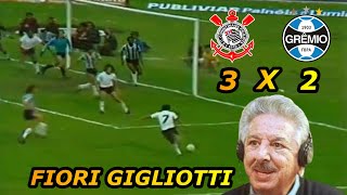 FIORI GIGLIOTTI Corinthians 3 x 2 Grêmio Brasileiro 1975 [upl. by Geanine]