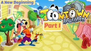 A New Beginning  Toontown Rewritten Gameplay  Part 1 [upl. by Nylidnam]